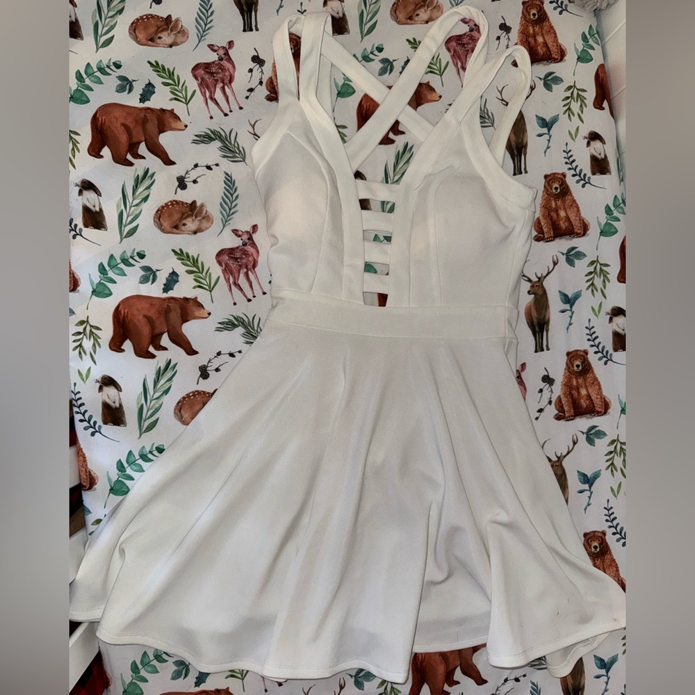 White Strappy Dress